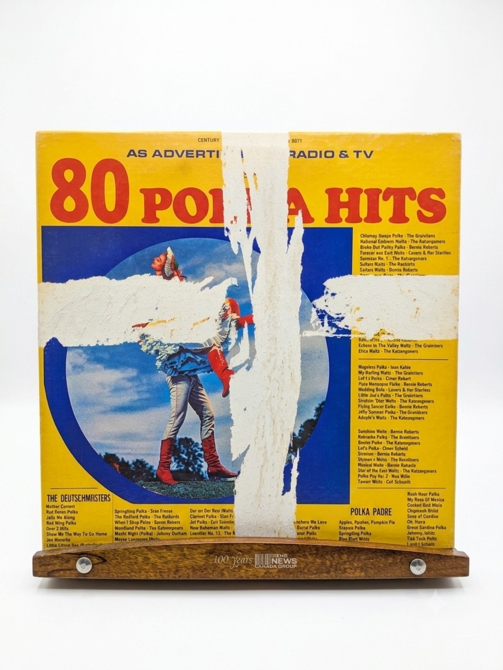 Vintage 80 Polka Hits 4 LP Vinyl Record Album Box Set Century Sound & Music